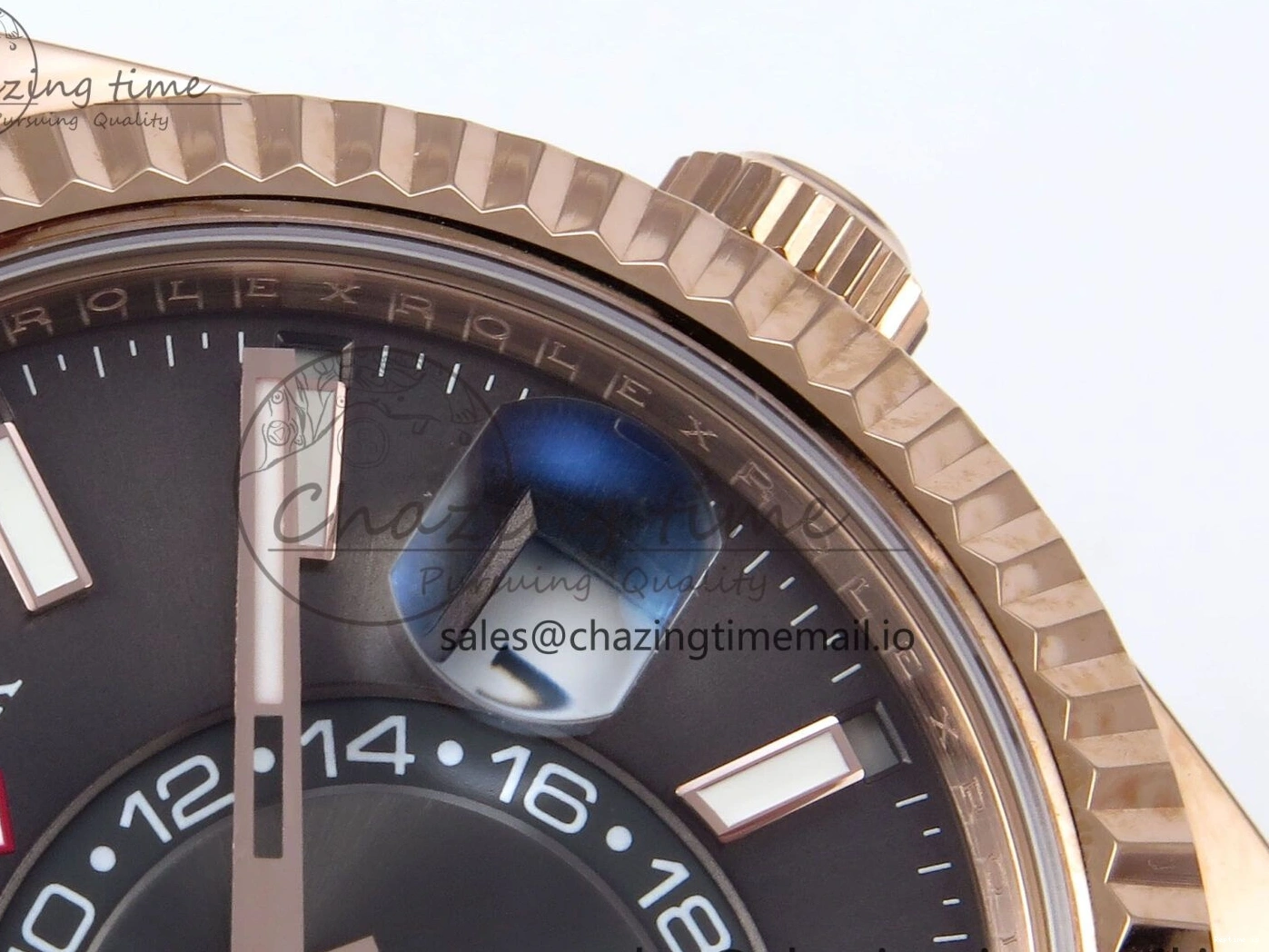 0104 Sky-Dweller 336235 RG ZF 1:1 Best Edition Gray Dial on Oysterflex Strap A23J (Gain Weight) SportInspired 908